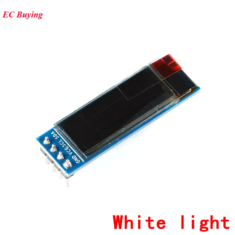 OLED дисплей SSD1306 0 91 дюйма 128x32 DIY модуль I2C IIC серия &quot 128*32 ЖК экран для Arduino белый 4P