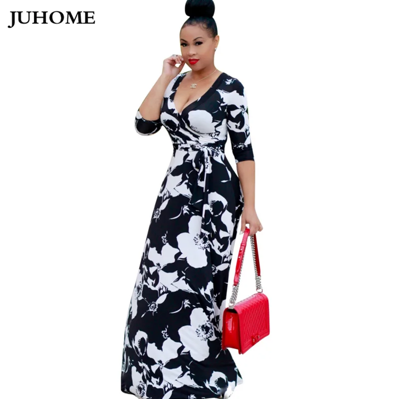 3xl большой размер Бохо одежда хиппи богемное Макси платье для большого размера