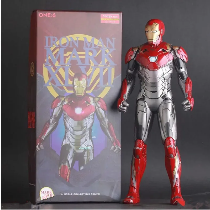 12 &quotмстители супергерой Железный человек Mark 47 (Европа) 1/6 й весы ПВХ экшн