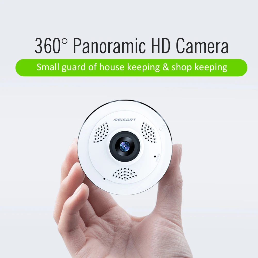 10 шт. Meisort VR13 HD видео IP камера 360 домашней безопасности беспроводной Wi Fi CCTV 1.3MP 960PH