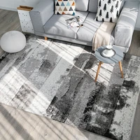 light luxury nordic ins style mat ink mottled art carpet bedroom living room office rug woven fabric non slip 1 4x2m floor mat
