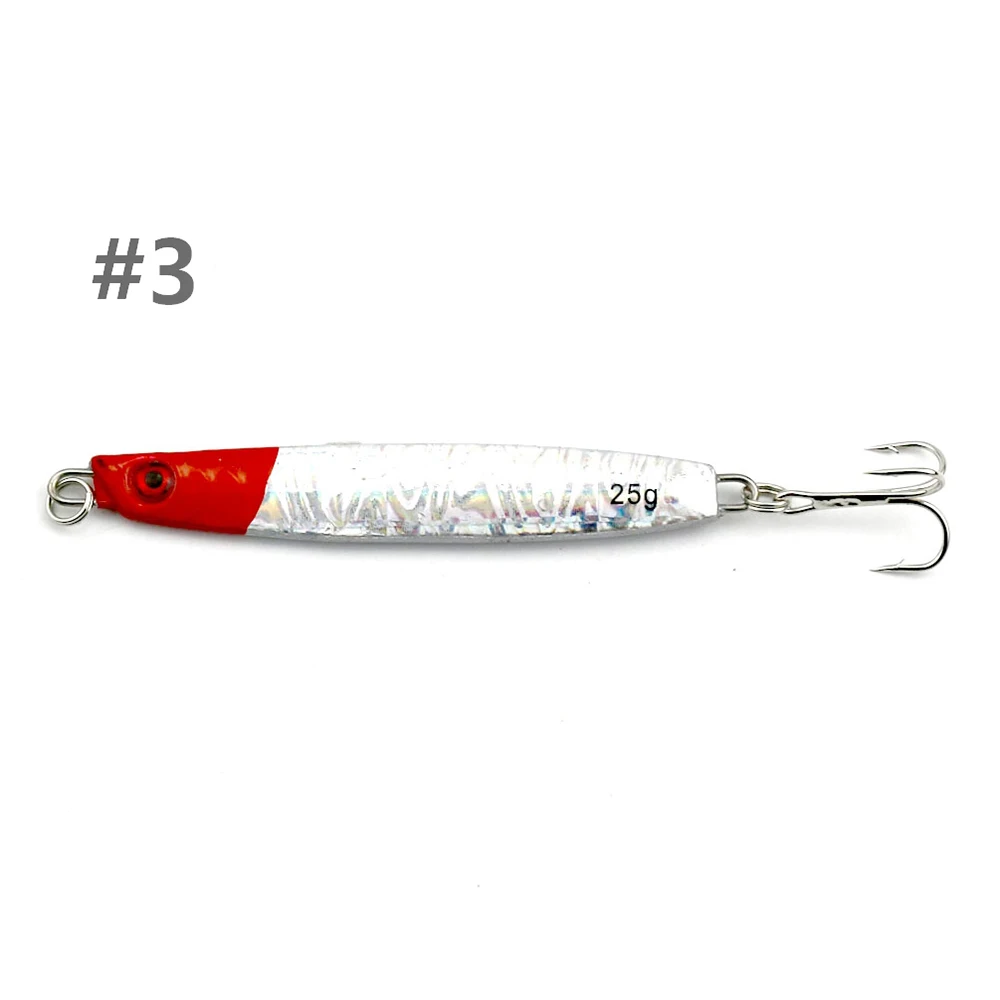 HENGJIA 10pcs Metal Pesca Isca Artificial Fishing Jigs Tackle 8cm 25g Hard Bait Jigging Lures LB026 | Спорт и развлечения