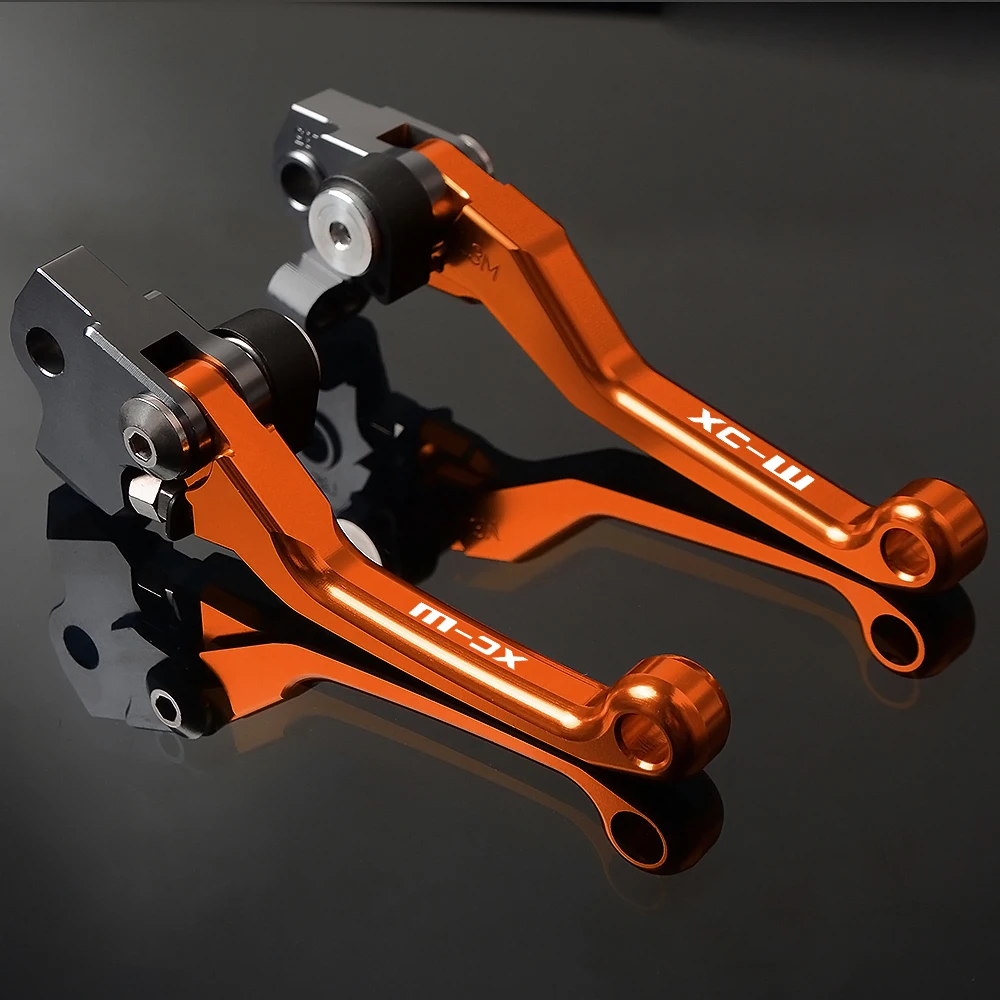 

CNC Aluminum Billet Pivot Foldable Brake Clutch Levers For 125 150 200 300 400 450 500 525 530 XC-W 2005-2018 Motorcycle