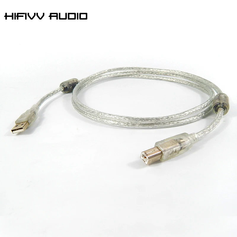 Кабель usb hi fi для декодера принтера USB линейный сканер 2 0 провод 1 5 м двойное