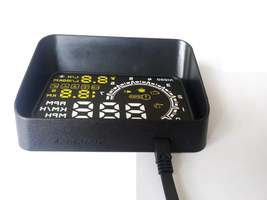 Автомобильный держатель HUD ActiSafety 5 дюйма кронштейн для подключения OBDII разъем OBD2