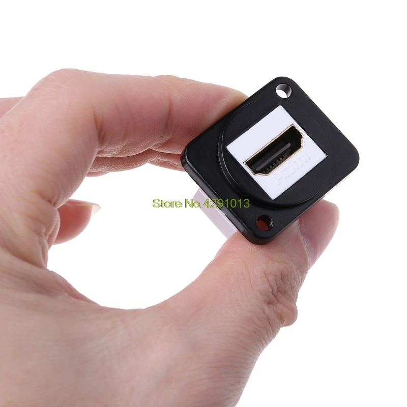 D Тип металлический HDMI разъем модуль гнездо женский настенное крепление панели Промышленные Аксессуары
