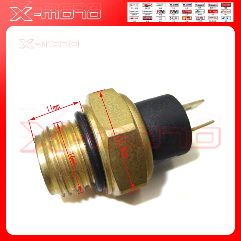 Фото Оригинальный датчик температуры воды для Keeway outпоис125, outпоис150, stels Outlander 150 детали питбайка №3