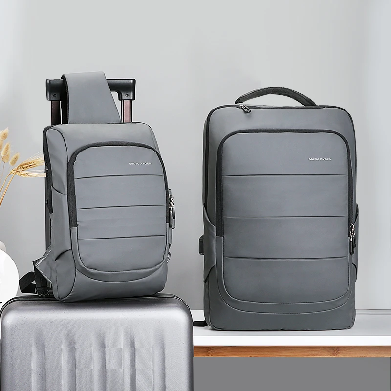 Mark Ryden человек мешок рюкзак на грудь водостойкий USB подзарядки рюкзаки Fit 15 6