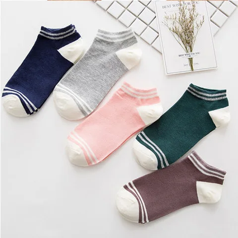 9 5 пара/лот, женские носки, Harajuku, винтажные носки, Skarpetki Damskie Calcetines, уличная одежда, носки, Calcetines Mujer Meias Sokken, в полоску - Цвет: 9