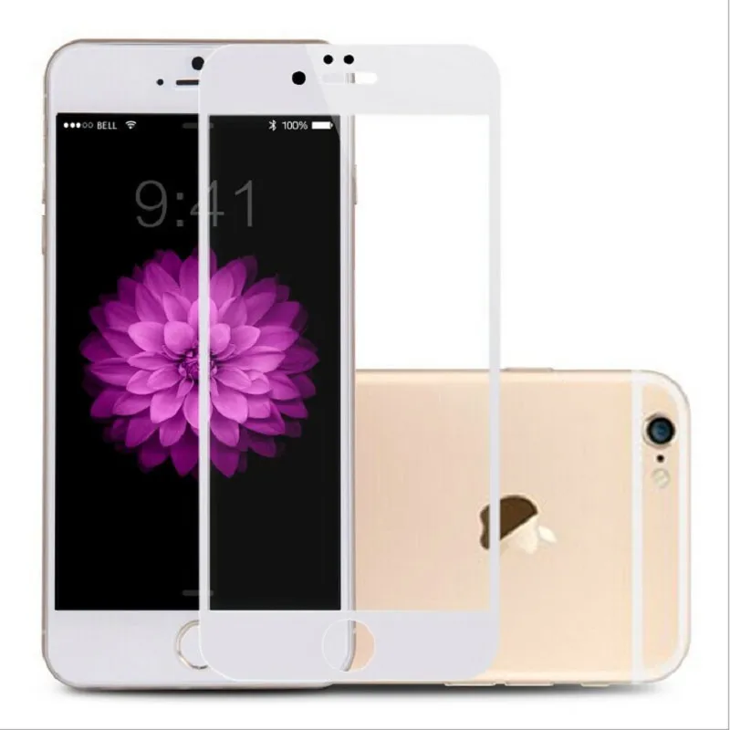 3D All-glass hard-edge tempered glass for iphone6/6s/7/8/8 plus phone screen protector Color film | Мобильные телефоны и
