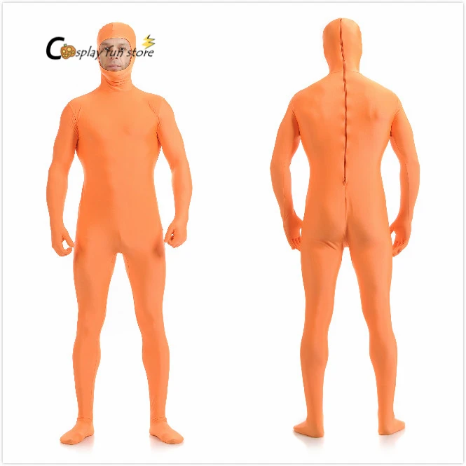 Костюм с открытым лицом Pink Joji Zentai костюмы на Хэллоуин Взрослый комбинезон