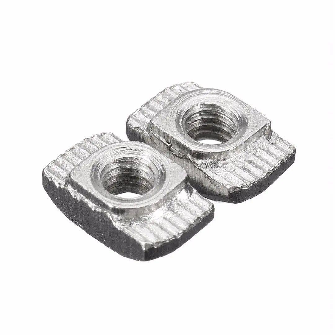 50 шт. M420 TNut Женская резьба T слот головка молотка капля гайка Серебряный тон |