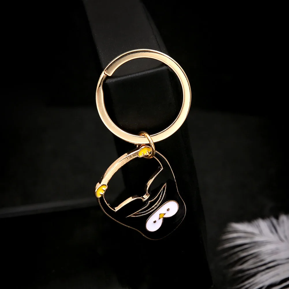 Polar Bear Penguin Rose Flower Pendant Keychain Key Ring Holder Bag Phone Decor | Украшения и аксессуары