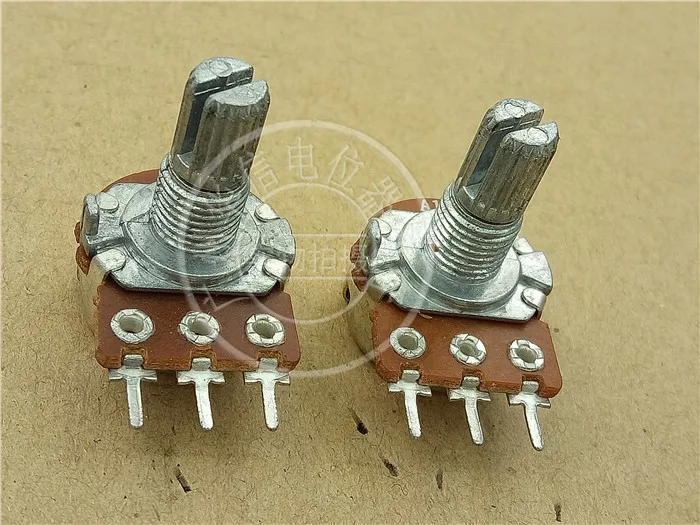 

10pcs single joint stepper potentiometer A5KA10KA20KA50KA100KA250K A500KA1M 15