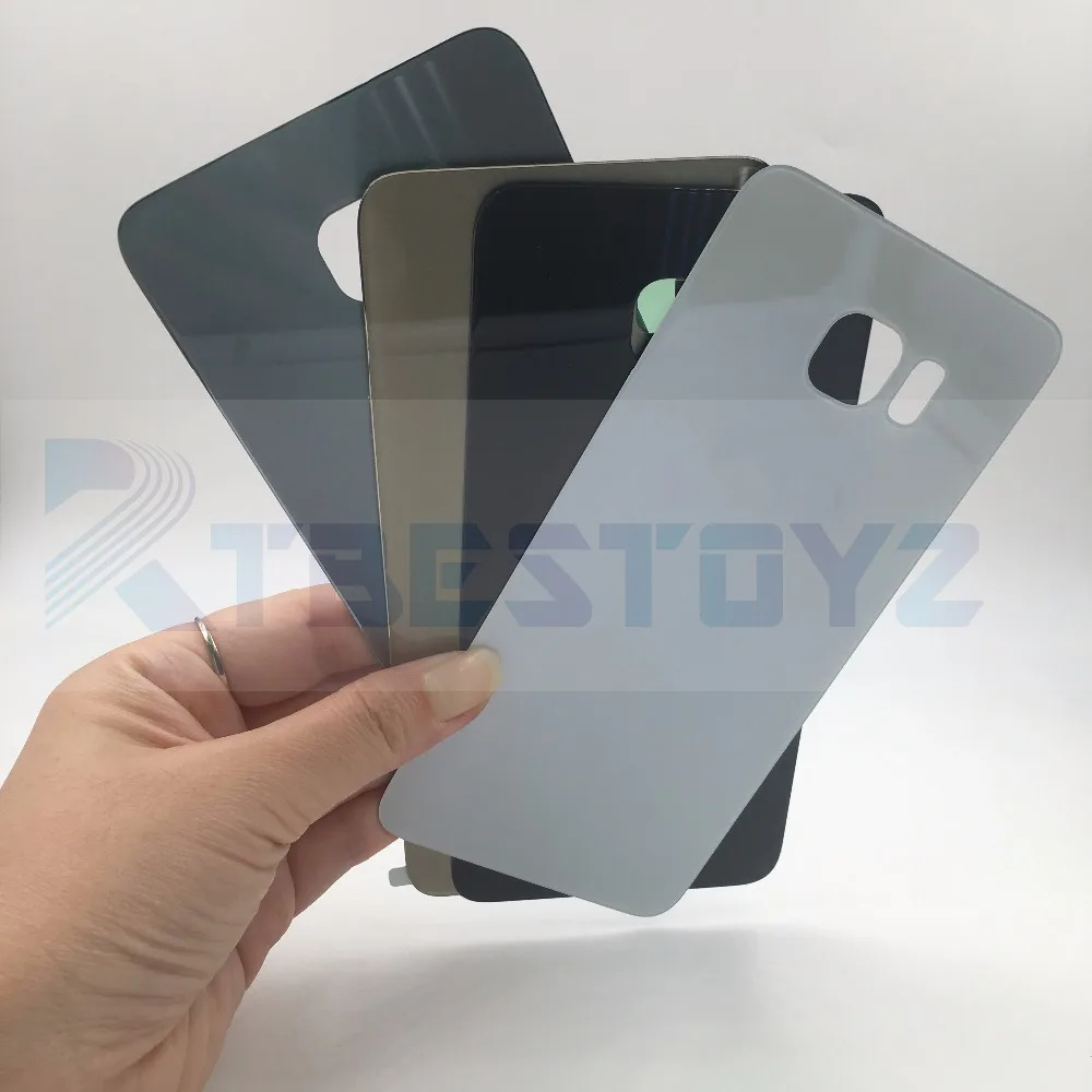 RTBESTOYZ Замена для Samsung Galaxy S6 Edge Plus G928 G928F Задняя крышка батареи Дверь стеклянная