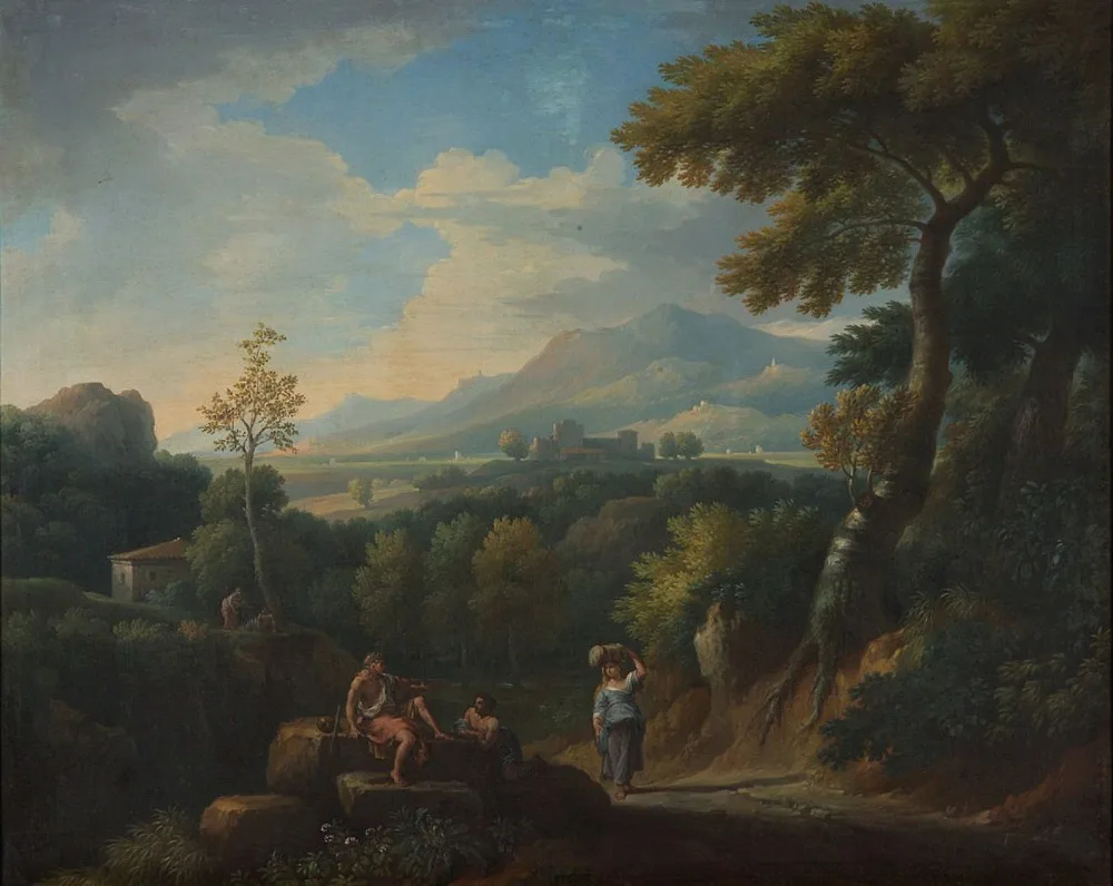 Goede Olieverfschilderij Hand Geschilderd Landschap Wall Art Foto Voor Home Decoratie Een Italiaanse Landschap Geen Framed