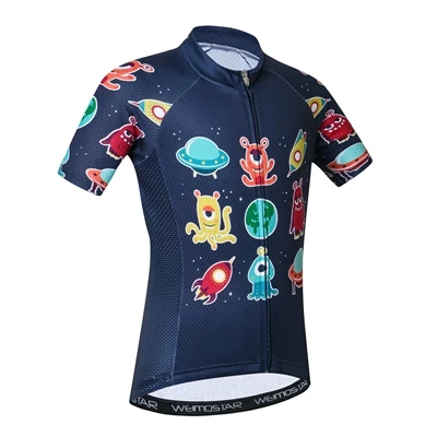 CD2016 Велоспорт Джерси дети мультфильм огонь Дракон Ropa Ciclismo MTB открытый летний короткий рукав велорубашки для мальчиков и девочек - Цвет: CD2016