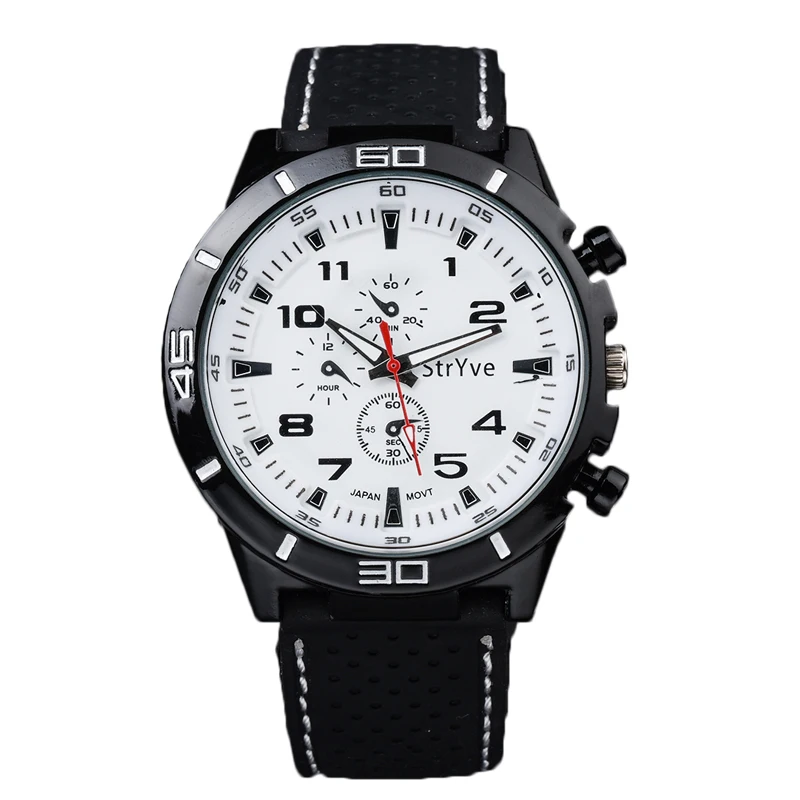 Stryve бренд relojes hombre 2018 скоростные спортивные часы военный черный силиконовый