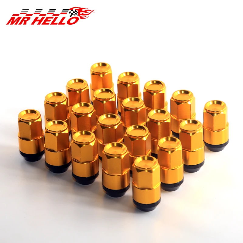 Новый продукт 20 шт. в комплекте M12X1.5 и M12X1.25 расширенные 41 мм алюминиевые железные