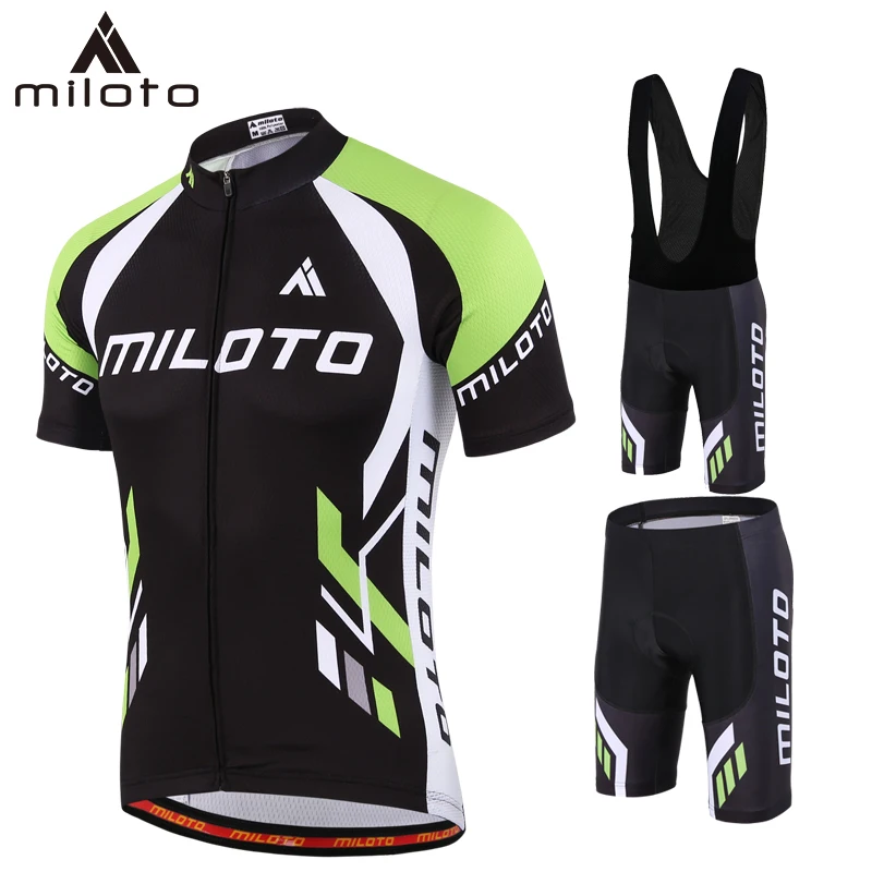 MILOTO летний короткий комплект Джерси для велоспорта Maillot Ropa Ciclismo велосипедная