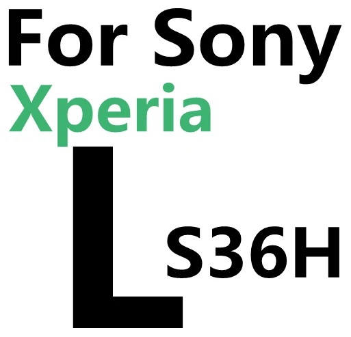 С уровнем твердости 9 H 0,3 мм для экрана из закаленного стекла Стекло для sony Xperia Z1 Z2 Z3 Z4 Z5 компактный мини M2 Aqua C4 C5 L36H C Z L Экран защитная плёнка защитное стекло Pelicula - Цвет: For Sony S36H