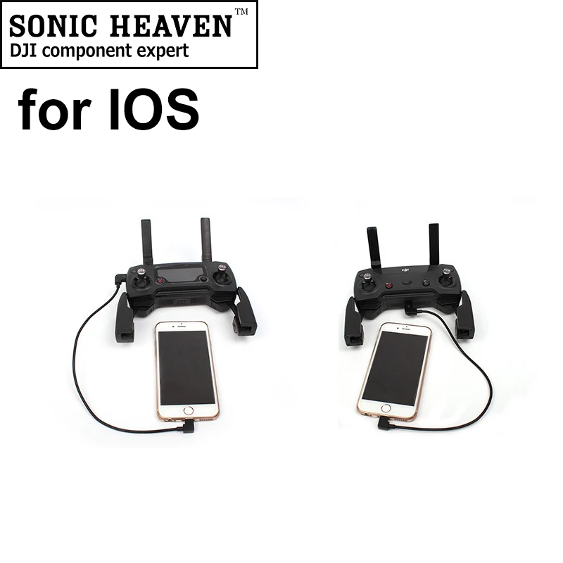 Кабель Micro USB для IOS / Type C кабель передачи данных 90 градусов OTG шнур DJI Mavic 2 Pro Zoom Air