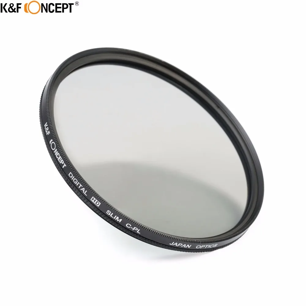 K&ampF КОНЦЕПЦИЯ Сверхтонкий CPL Фильтр для Объектива фильтр воды Поляризатор