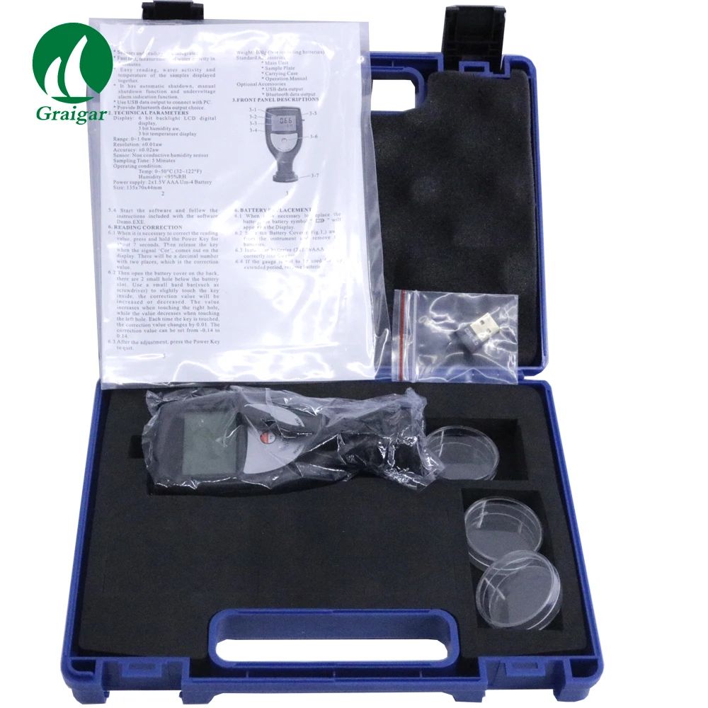 

Digital Water Activity Meter WA-60A WA60A with USB and software
