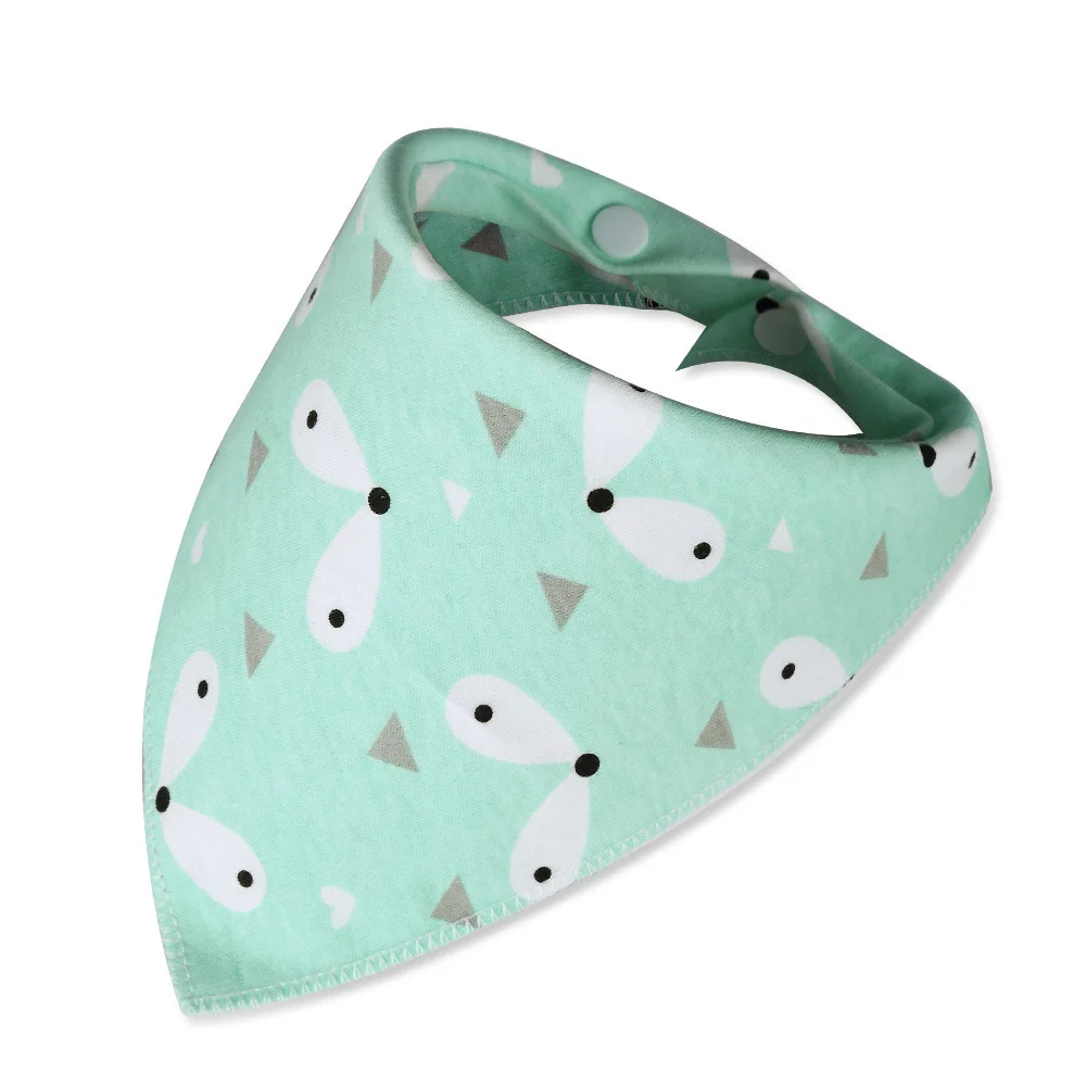 Baby Bandana Bibs Cotton Feeding Cloth Cartoon Babador Flamingos Newborn Saliva Smock Children Burp Eating Scarf | Детская одежда и
