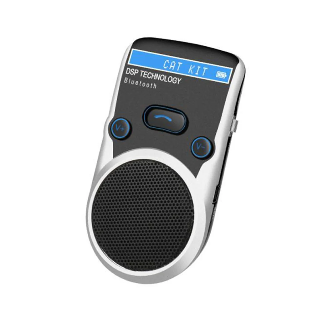 Автомобильный комплект Bluetooth на солнечной энергии ЖК дисплей громкая связь