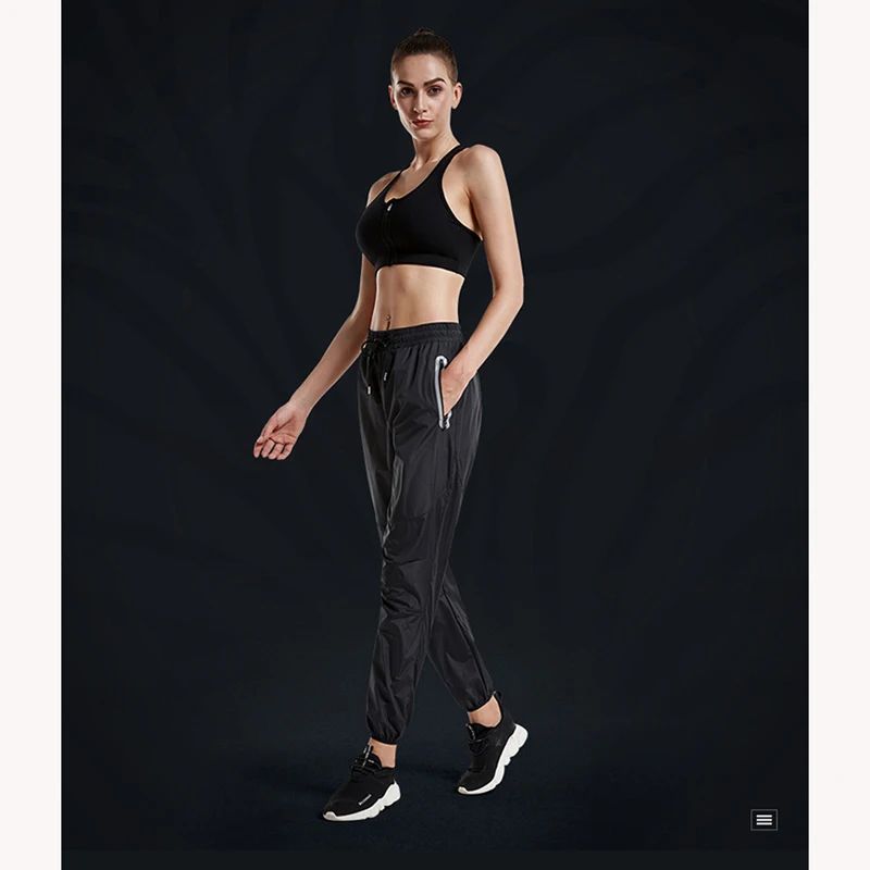 Женские штаны для йоги с карманами на молнии полная длина высокая талия