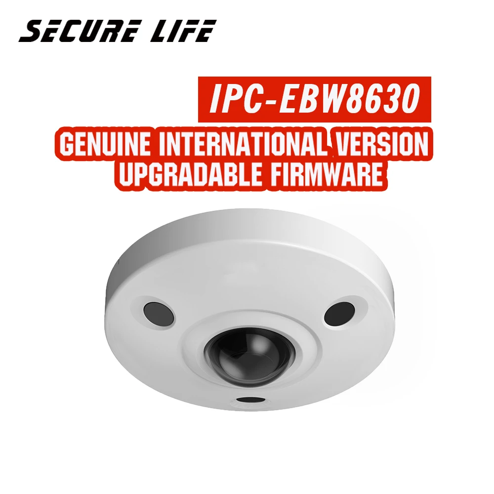 Английская версия с логотипом H.265 IPC-EBW8630 6MP панорамная сеть IR 10m рыбий глаз CCTV ip