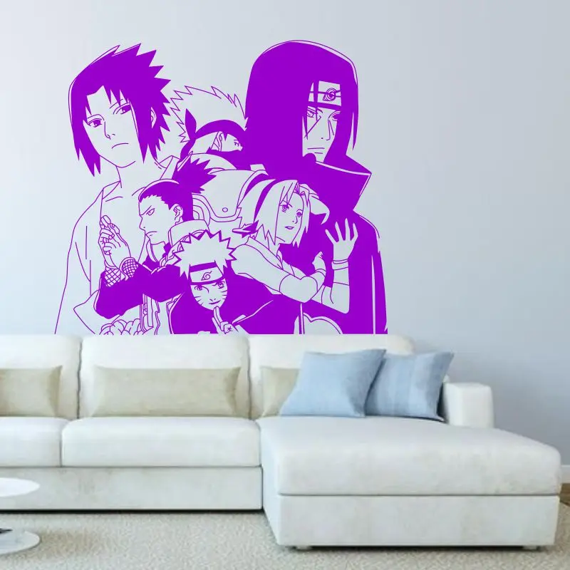 CHM-Naruto japones etiqueta engomada del coche de la storieta Учиха сасуке Наруто деколь | Дом и сад