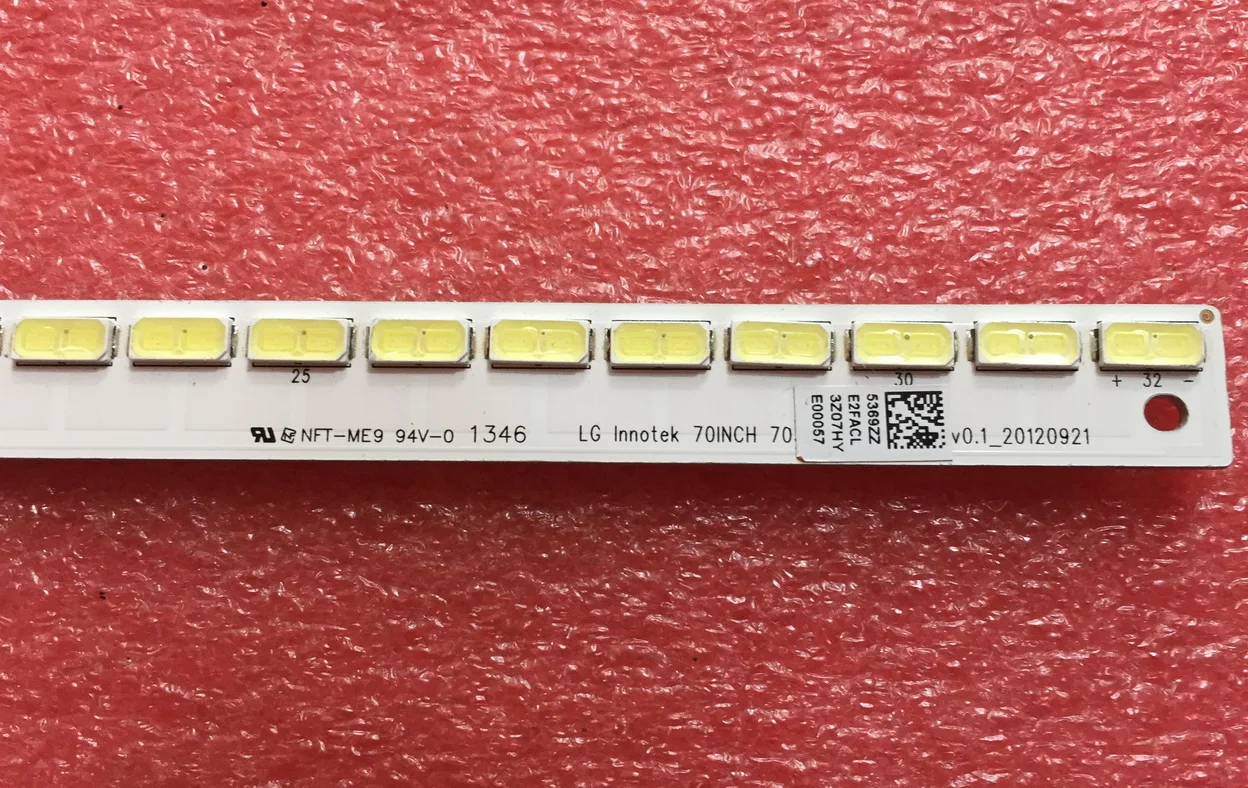 2 шт./лот для sharp 70 дюймов LCD Телевизор подсветка бар LG Innotek 7030PKG 64EA REV0.1 1 шт = 64LED 514 мм |