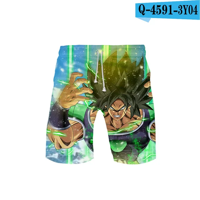 3d-st100 Мужские s 3D Dragon ball GOKU 3D пляжные шорты Плавки новые летние быстросохнущие пляжные плавающие шорты мужские хип-хоп пляжные шорты, плавки, одежда - Цвет: 3d-st100