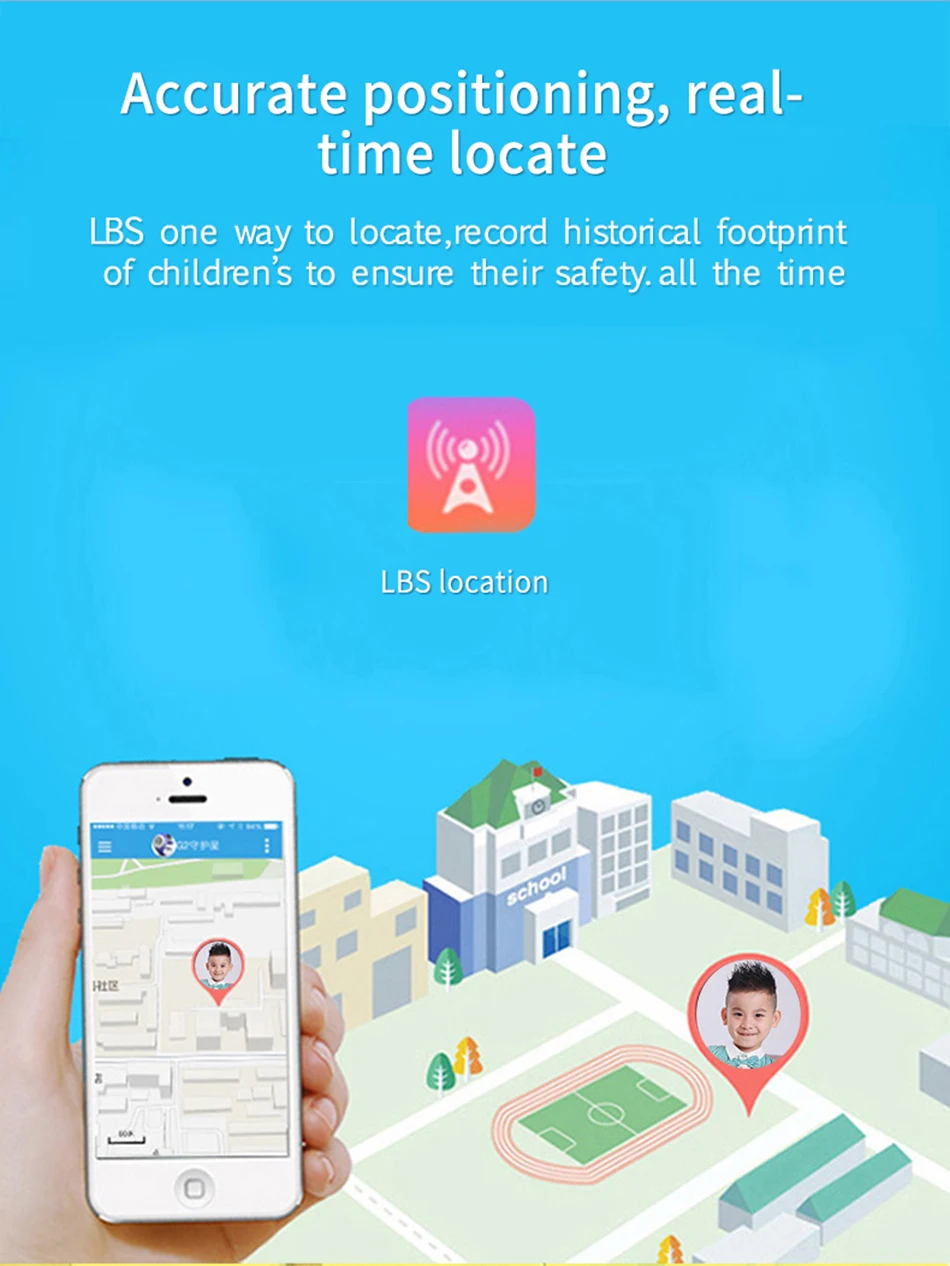 Новые смарт часы LBS Детские умные детские для детей SOS поиск местоположения
