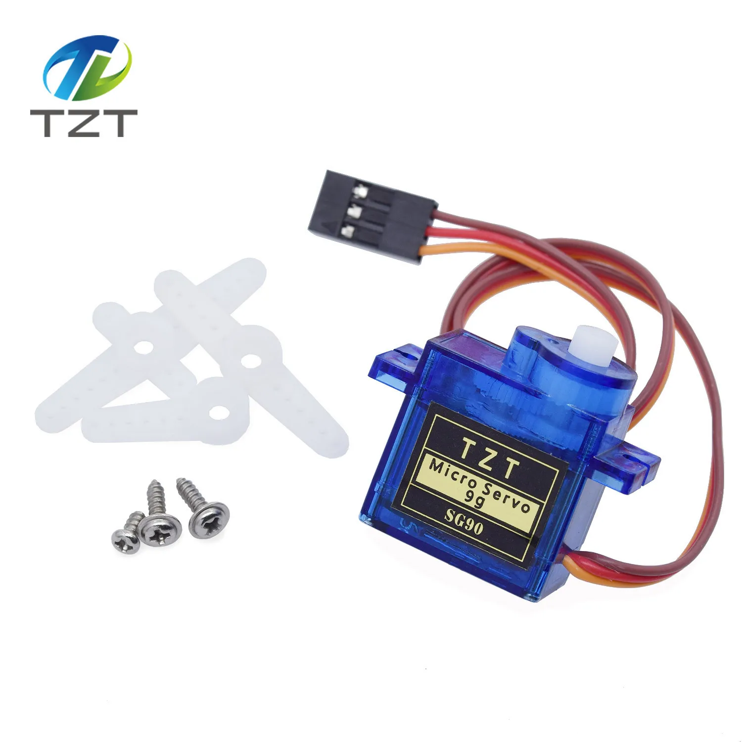 TZT умная электроника 1 шт. Rc Мини Микро 9 г 1,6 кг сервопривод SG90 Для RC 250 450 Вертолет самолет автомобиль Лодка