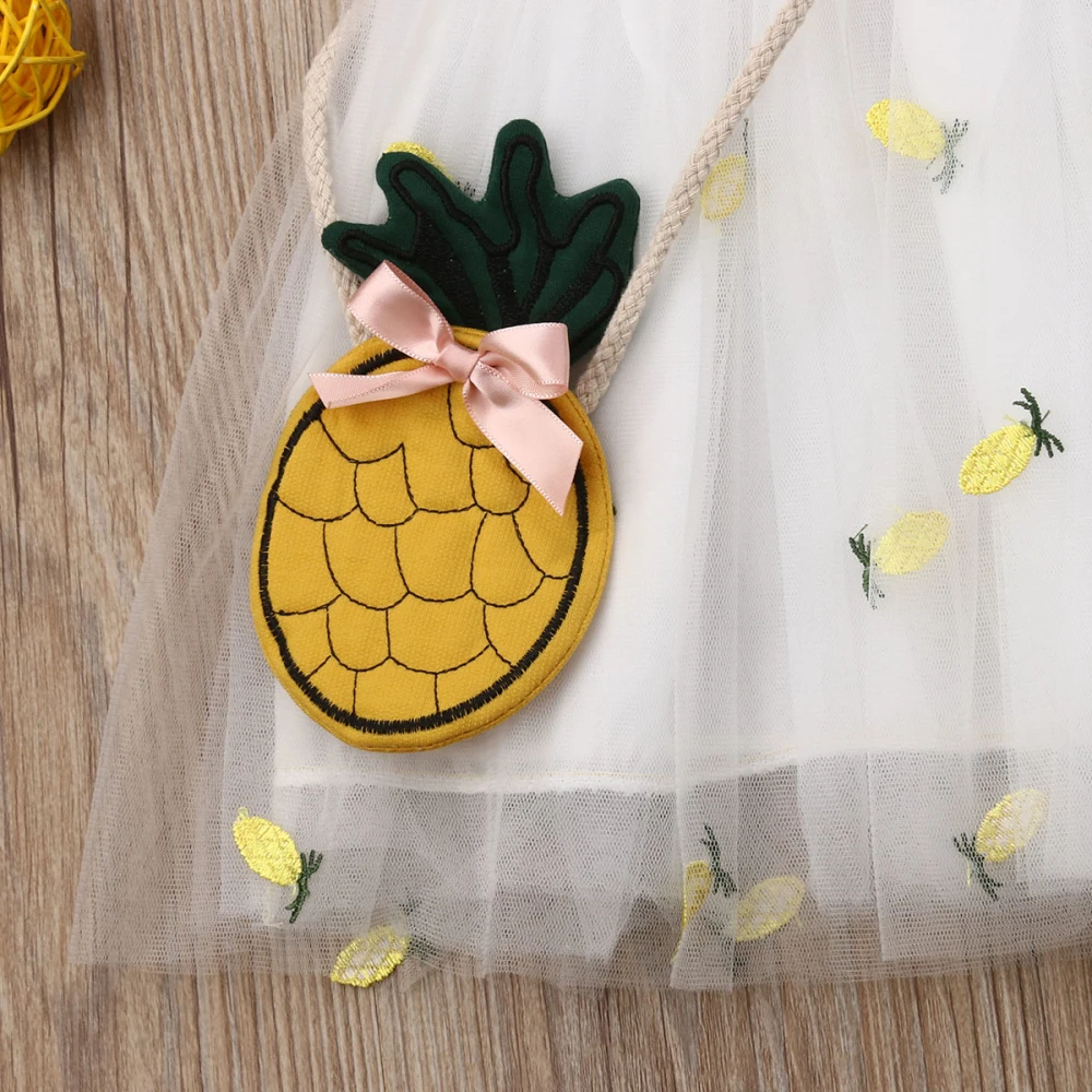 Summer Toddler Kids Baby Girl Pineapple Dress Princess Tulle Tutu Sundress | Детская одежда и обувь