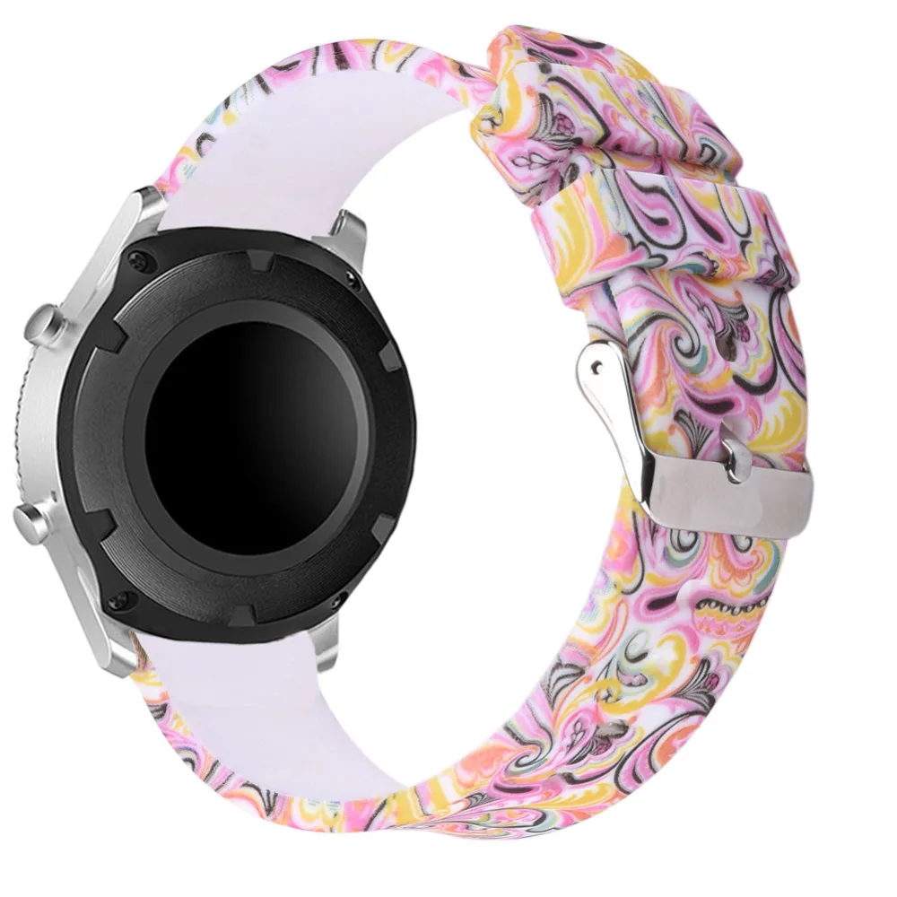 Gear S3 Frontier Band 22 мм мягкий силиконовый быстросъемный ремешок для Samsung Classic/Frontier/Huawei