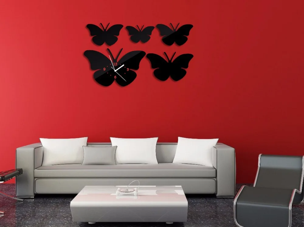 Наклейки на стену новое украшение дома Diy 3d акриловые зеркальные часы Relojes De Pared гостиная кварцевые иглы современные