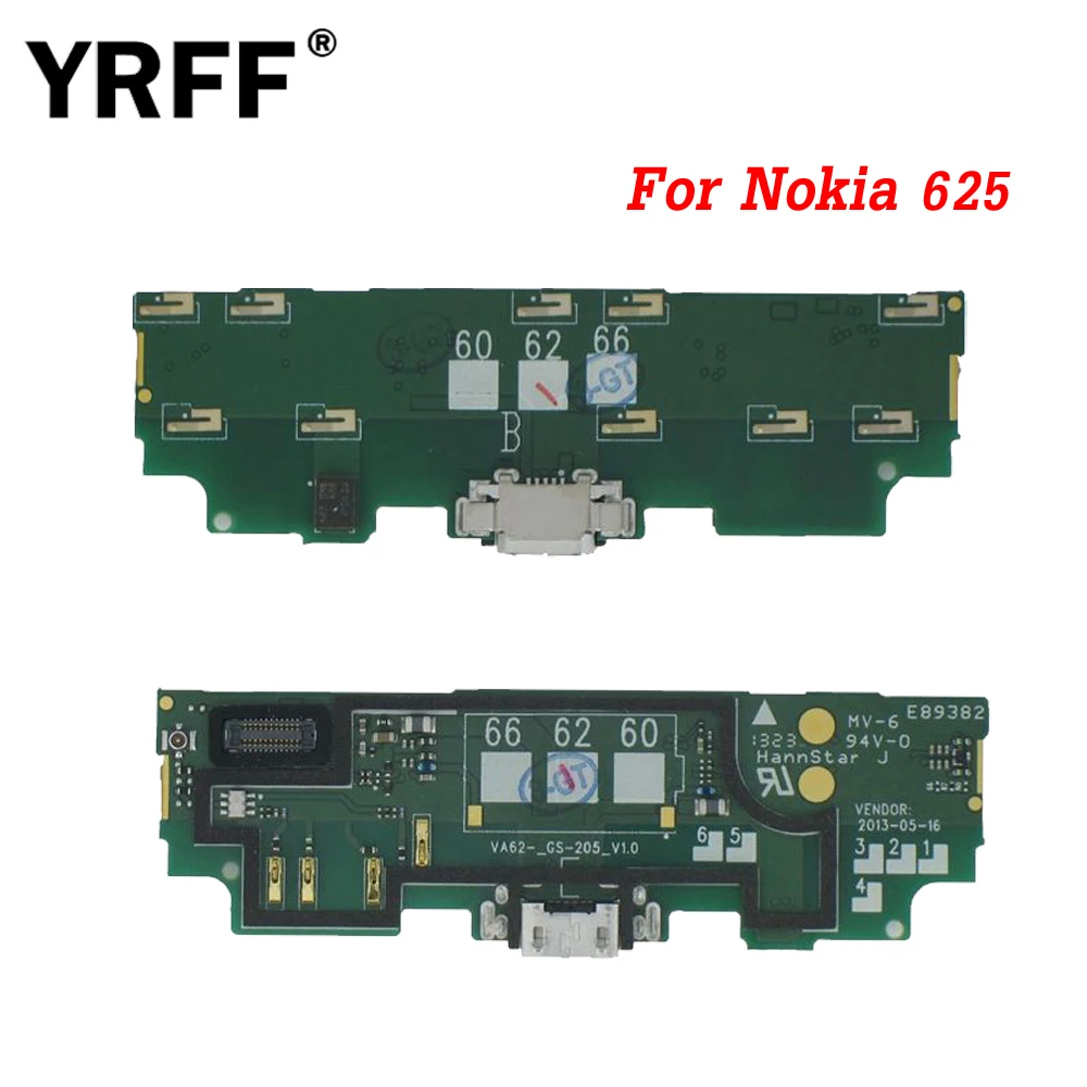 YRFF запасные части зарядный порт микро гибкий кабель для Nokia 625 док станция разъем