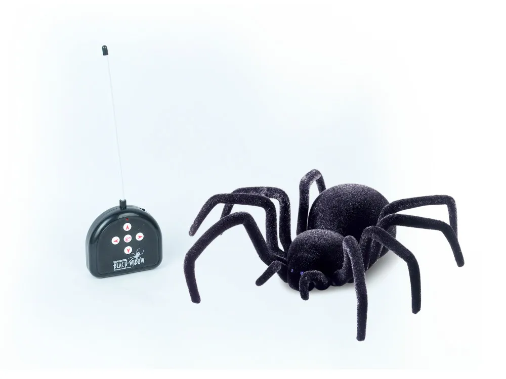 Бесплатная доставка забавная игрушка-животное паук черная вдова с