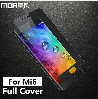 

Mofi Full Cover 9H Retail Package Tempered Glass For Xiaomi 6 Mi 6 M6 5.15" Screen Protector For Xiaomi 6 Mi 6 M6