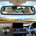 Автомобильная парковочная камера заднего вида + 5-дюймовый цветной TFT ЖК-экран, зеркало для монитора автомобиля Peugeot 3008  3008CC 5D кроссовер 2008  2012