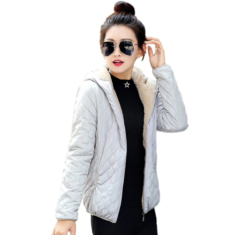 2020 осенняя и зимняя куртка женская тонкая короткая одежда стеганая с хлопковой