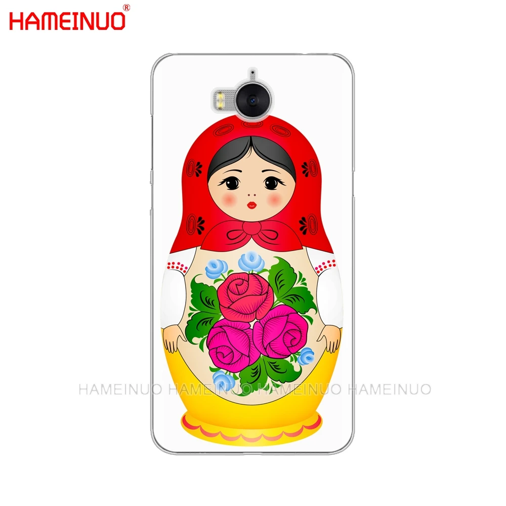 HAMEINUO Милые Роскошные Чехлы с русскими матрешками для сотового телефона huawei honor 3C