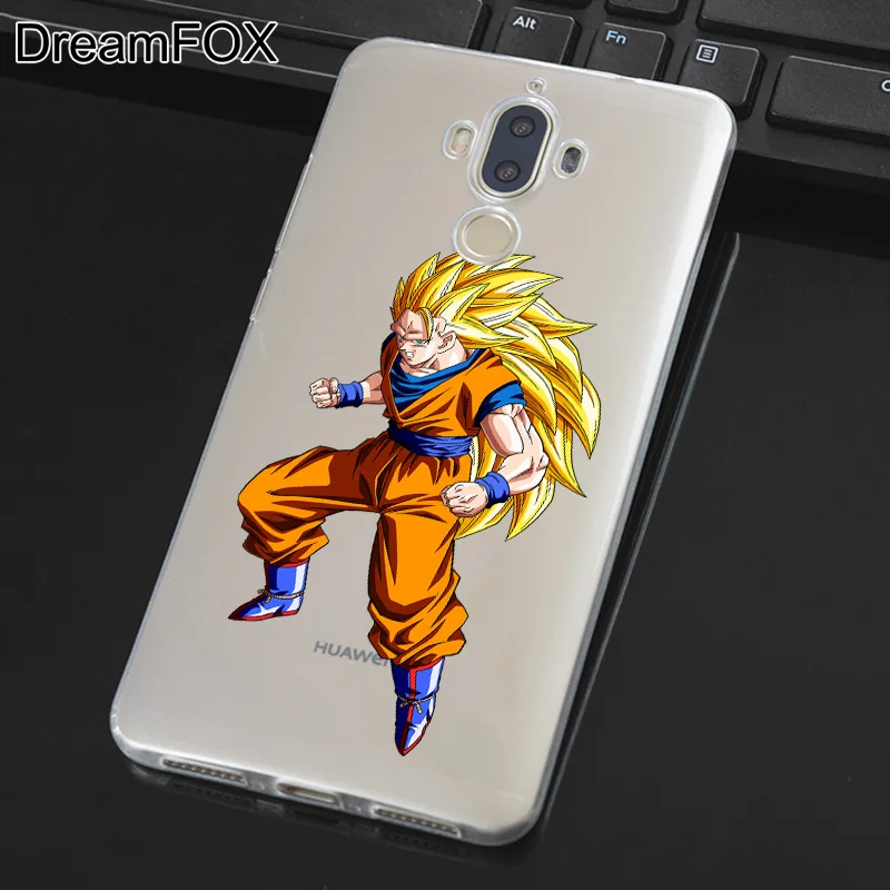 DREAMFOX M214 мультфильм Dragon Ball Man Wukong Мягкий ТПУ силиконовый чехол для huawei mate 8 9 10 20 30 Lite