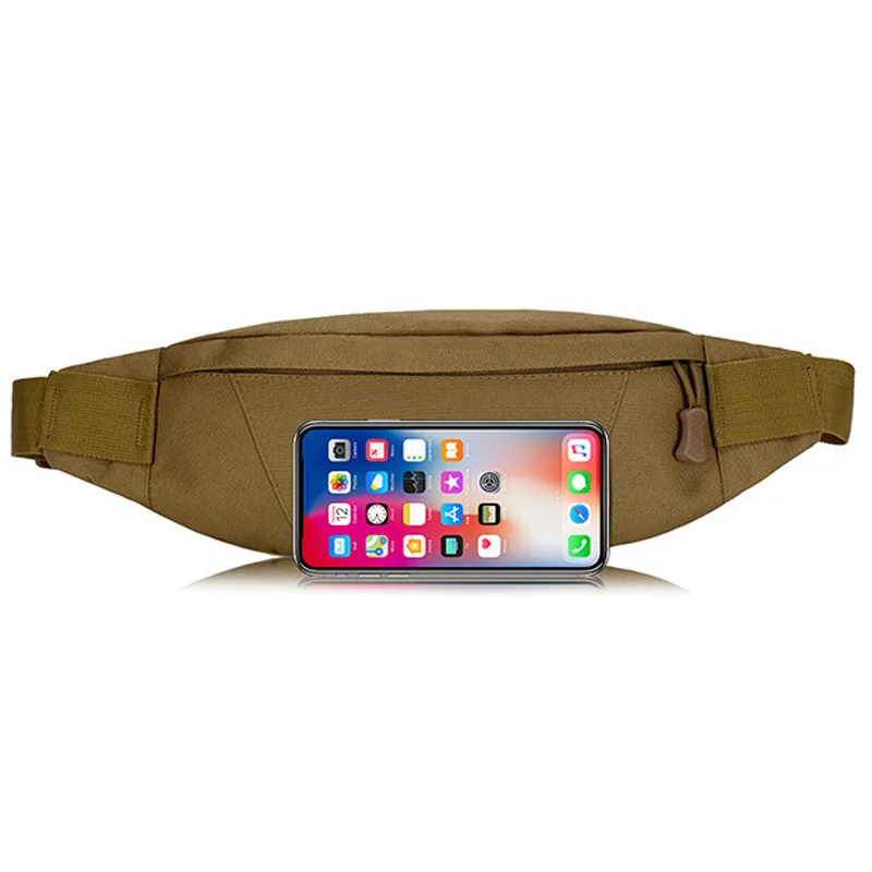 Мужская нейлоновая поясная сумка с ремнем на бедрах нагрудная дизайнерская