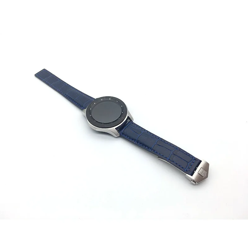 20 мм 22 мм ремешок из натуральной кожи для samsung Galaxy Watch gear S3 S2 Classic Frontier huawei watch 2 pro huami браслет