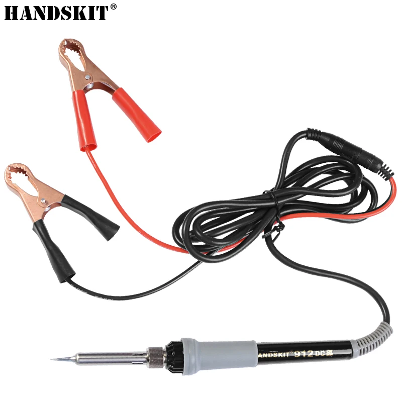 12V 35W Автомобильный Электрический паяльник с зажимами питания постоянного тока